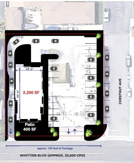 More Photos Of 541 E Whittier Blvd, La Habra Land For Lease