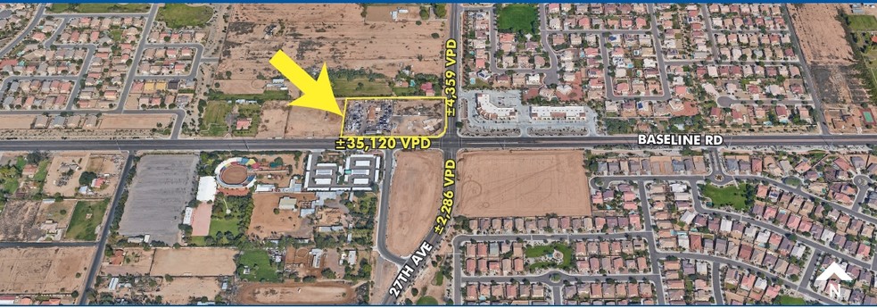 Primary Photo Of 27th Ave @ Baseline Rd., Phoenix Land For Lease