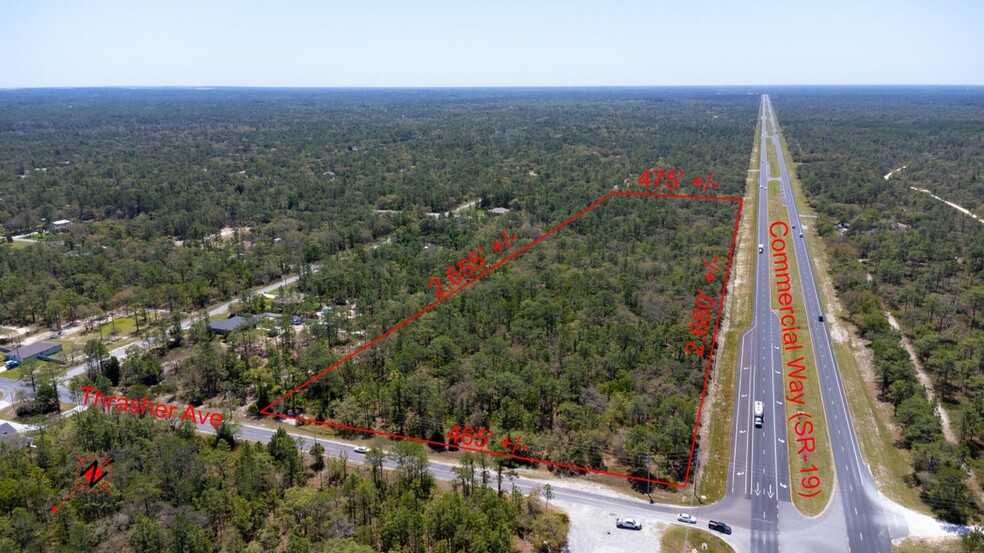 Primary Photo Of 10340 Thrasher Ave, Brooksville Land For Sale