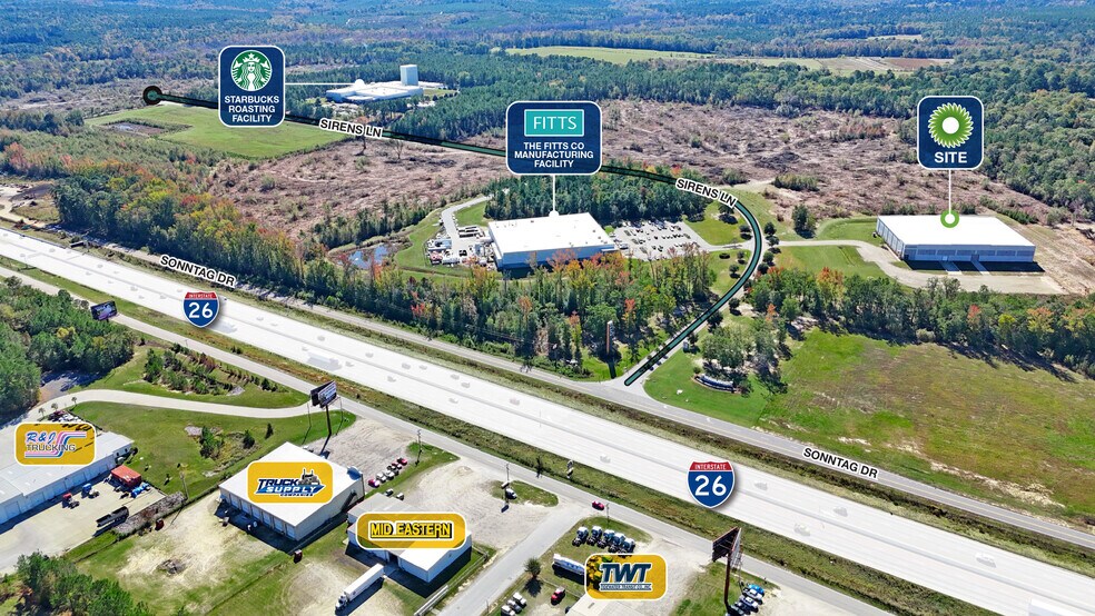 More Photos Of 36 Sirens Ln, Gaston Industrial For Lease