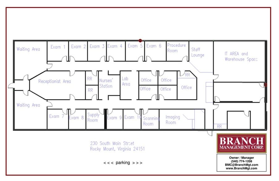 More Photos Of 230 S Main St, Rocky Mount Medical For Lease