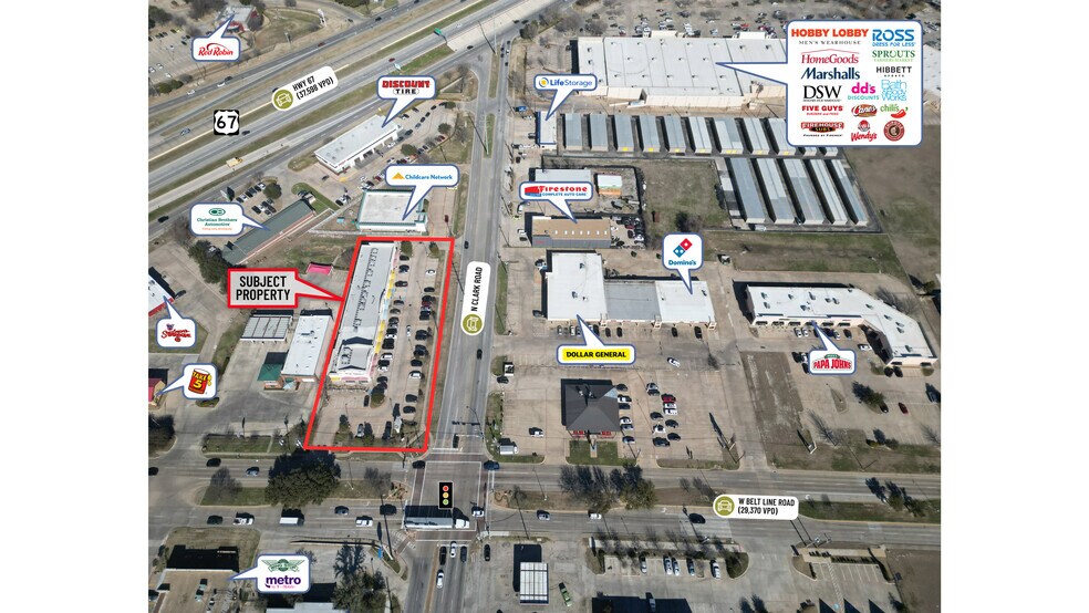 More Photos Of 125 N Clark Rd, Cedar Hill Storefront For Sale