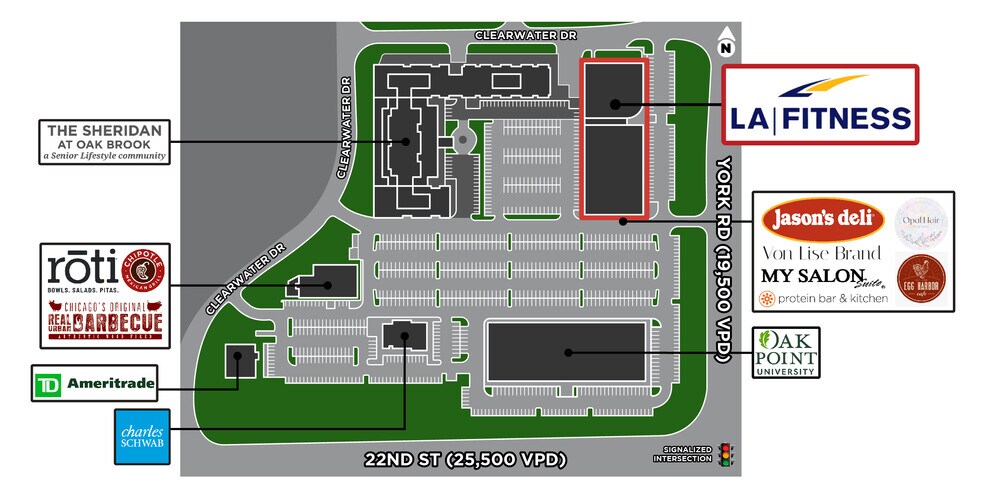 More Photos Of 2030 York Rd, Oak Brook Health Club For Lease