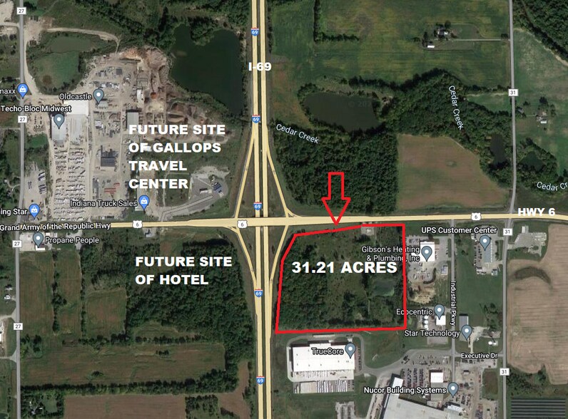 More Photos Of I-69 Interchange at 6 hwy, Waterloo Land For Sale