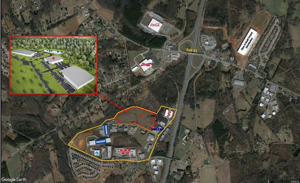 More Photos Of 00 Hollow Drive, Piedmont Warehouse For Lease