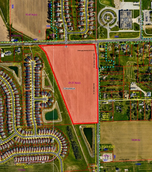 Primary Photo Of 200 South @ 150 West, Columbus Land For Sale