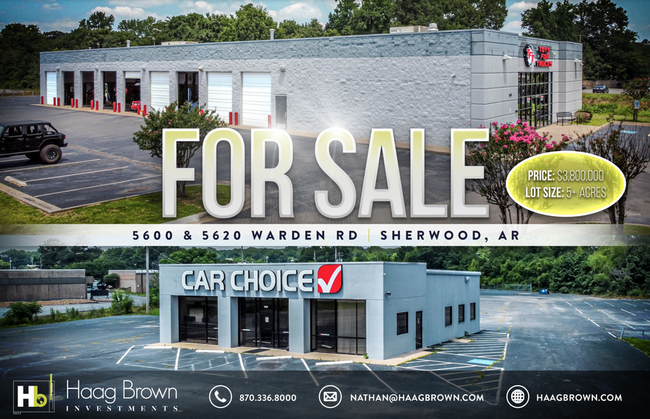 Primary Photo Of 5600 Warden Rd, North Little Rock Auto Dealership For Sale