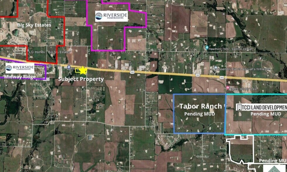 More Photos Of TBD HWY 380 @ Smith Road, Ponder Land For Sale