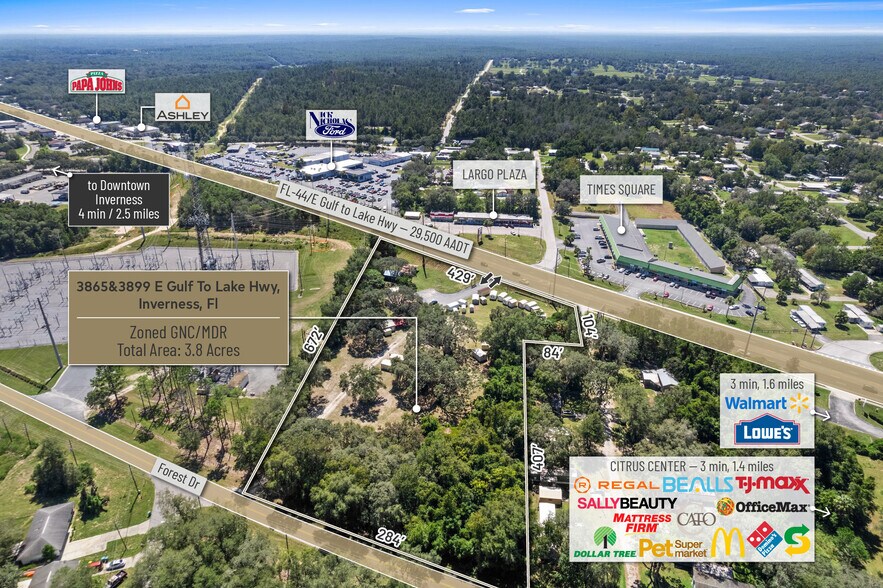 More Photos Of 3865 E Gulf To Lake Hwy, Inverness Land For Sale