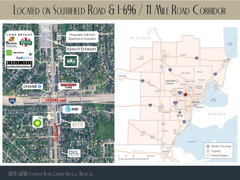 More Photos Of 26710-26780 Southfield Rd, Lathrup Village Storefront Retail Office For Lease