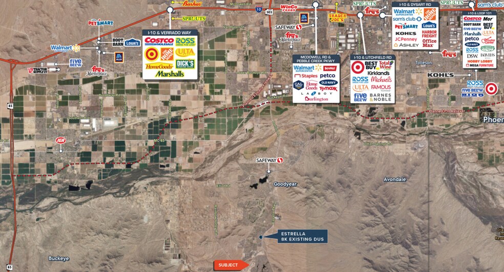 More Photos Of SWC Mountain Vista & Willis Rd, Goodyear Land For Lease