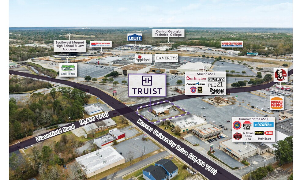 More Photos Of 3600 Mercer University Dr, Macon-Bibb Bank For Sale