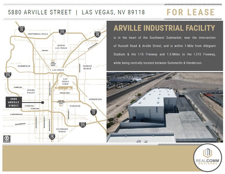 More Photos Of 5880 Arville Street St, Las Vegas Warehouse For Lease