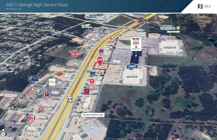 More Photos Of 600 S George Nigh Expy, Mcalester Land For Lease