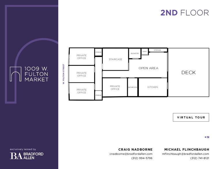 More Photos Of 1009 W Fulton Market, Chicago Storefront Retail Office For Sale