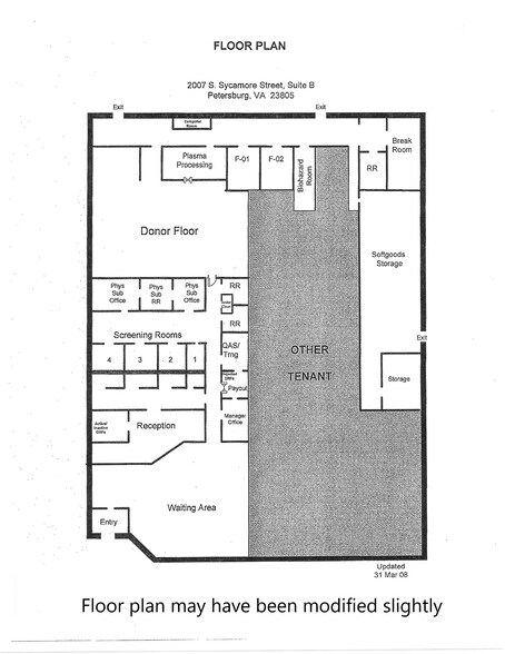 More Photos Of 2007 S Sycamore St, Petersburg Medical For Lease