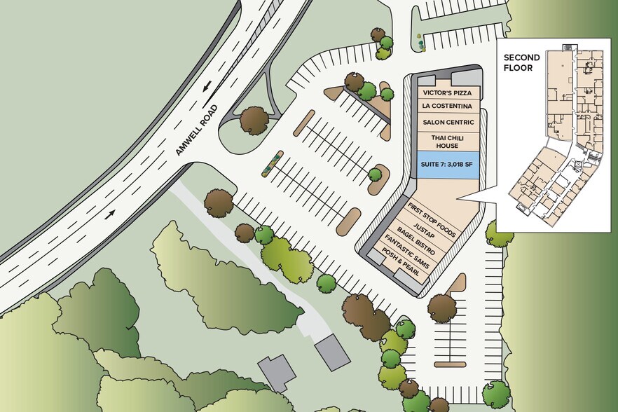 More Photos Of 450 Amwell Rd, Hillsborough Storefront Retail Office For Lease