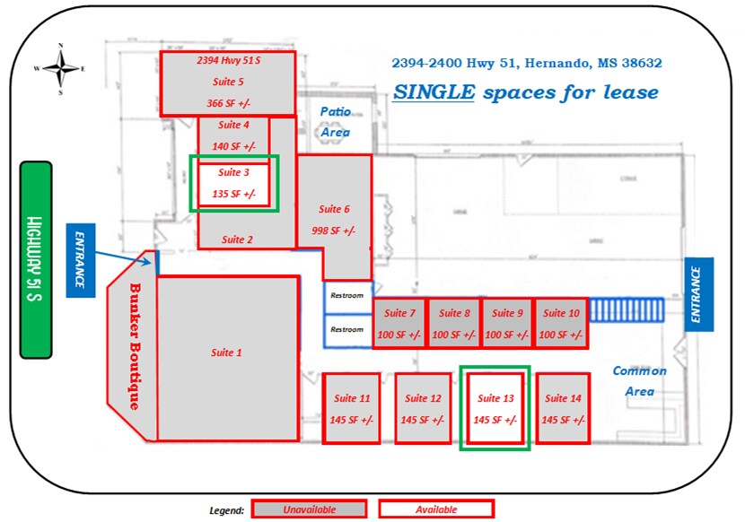 More Photos Of 2394-2400 Us-51 Hwy, Hernando Light Distribution For Lease