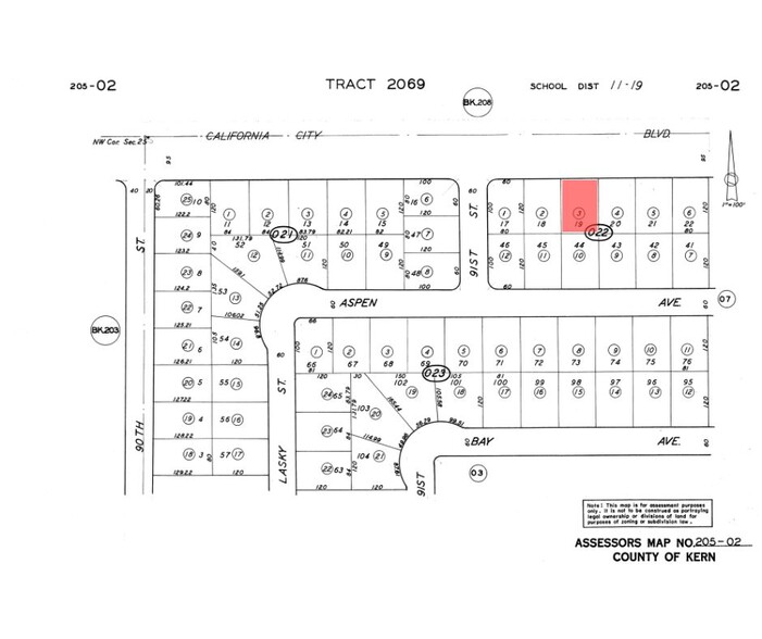 Primary Photo Of 91st St & California City blvd, California City Land For Sale