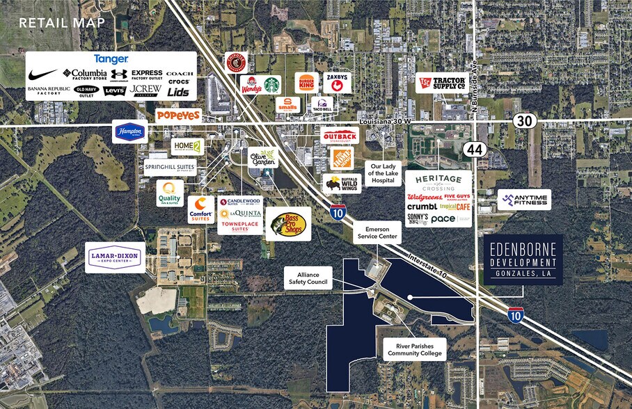 More Photos Of West Edenborne Parkway, Gonzales Land For Sale