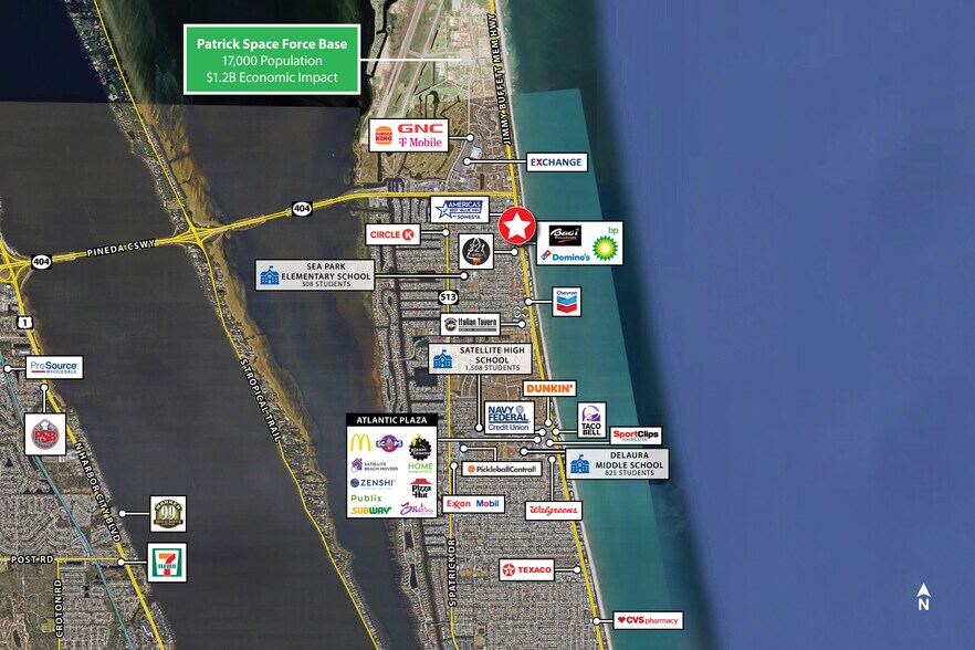 More Photos Of 198 Highway A1a, Satellite Beach Convenience Store For Sale