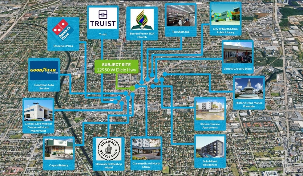 More Photos Of 12900-12950 W Dixie Hwy, North Miami Storefront For Lease