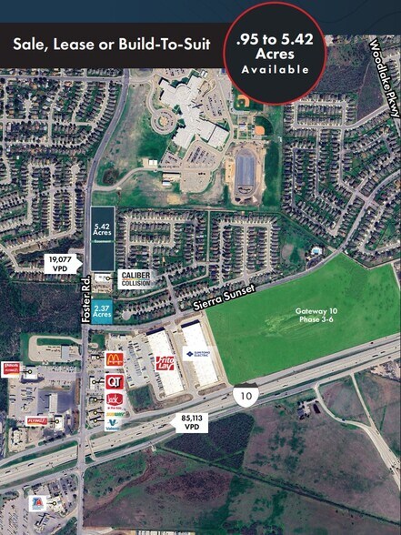 More Photos Of IH-10 E & N Foster Rd, San Antonio Land For Lease