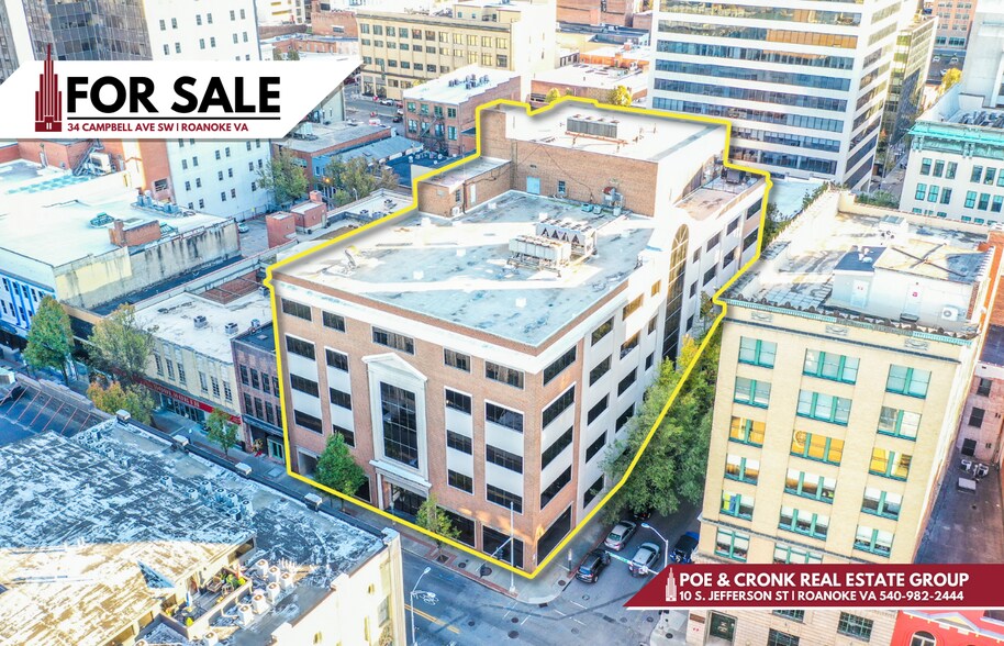 Primary Photo Of 34 Campbell Ave SW, Roanoke Office For Sale