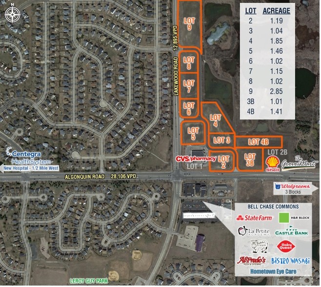 Primary Photo Of Algonquin & Lakewood Rd, Lake In The Hills Land For Sale