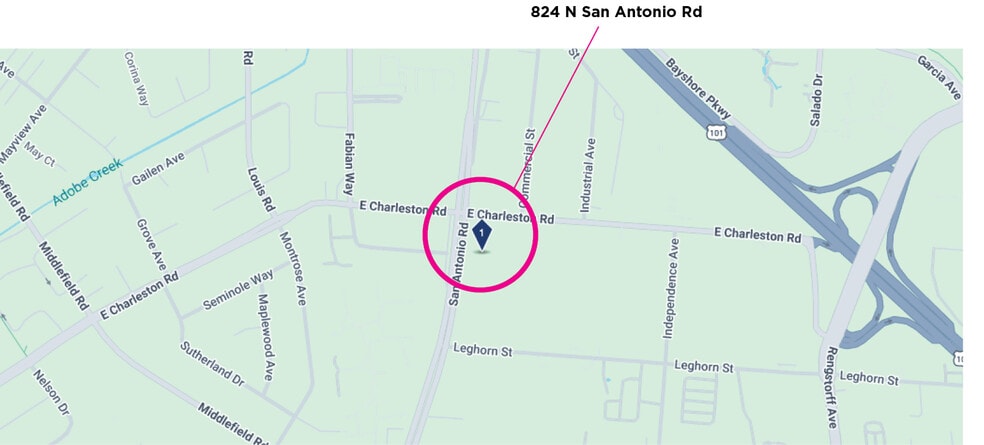 More Photos Of 824 San Antonio Rd, Palo Alto Land For Sale