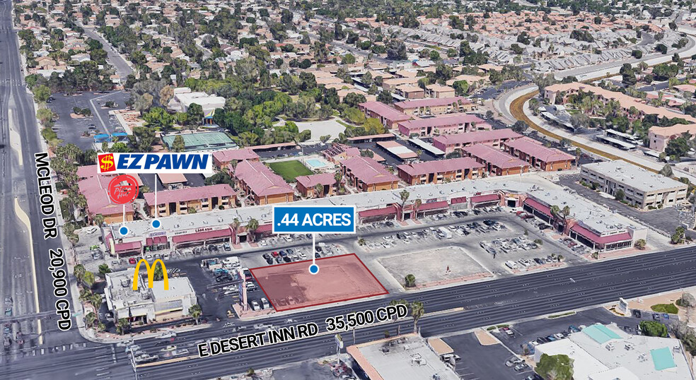 Primary Photo Of 3050 E Desert Inn Rd, Las Vegas Land For Lease