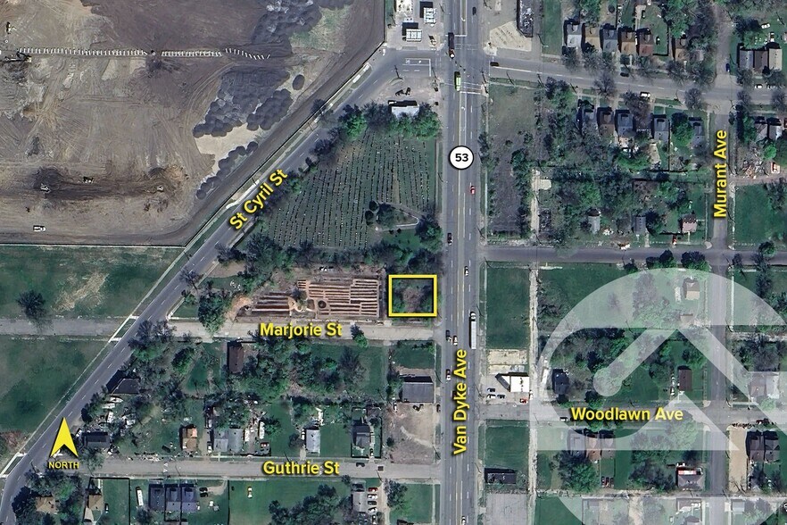 Primary Photo Of 9511 Van Dyke St, Detroit Land For Sale