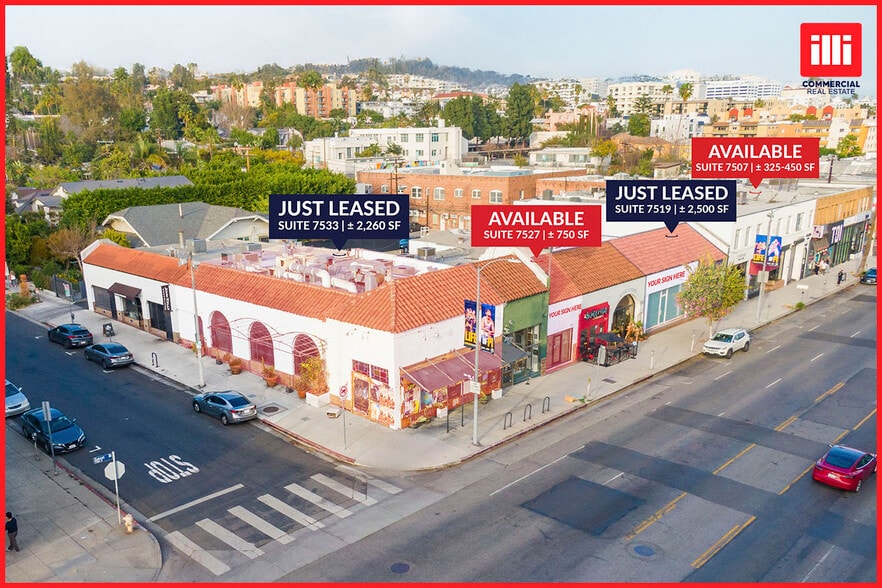 Primary Photo Of 7507-7533 W Sunset Blvd, Los Angeles Storefront Retail Office For Lease