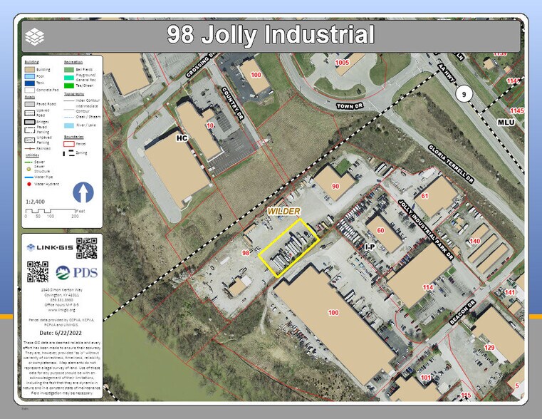 Primary Photo Of 98 Jolly Industrial Park, Wilder Land For Sale