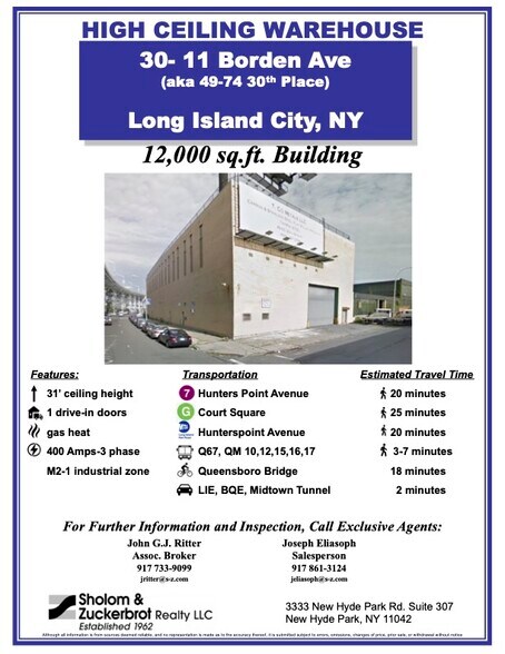 More Photos Of 49-74 30th Place, Long Island City Warehouse For Lease