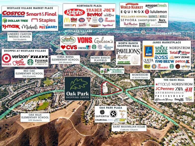 More Photos Of 604-630 Lindero Canyon Rd, Oak Park Freestanding For Sale