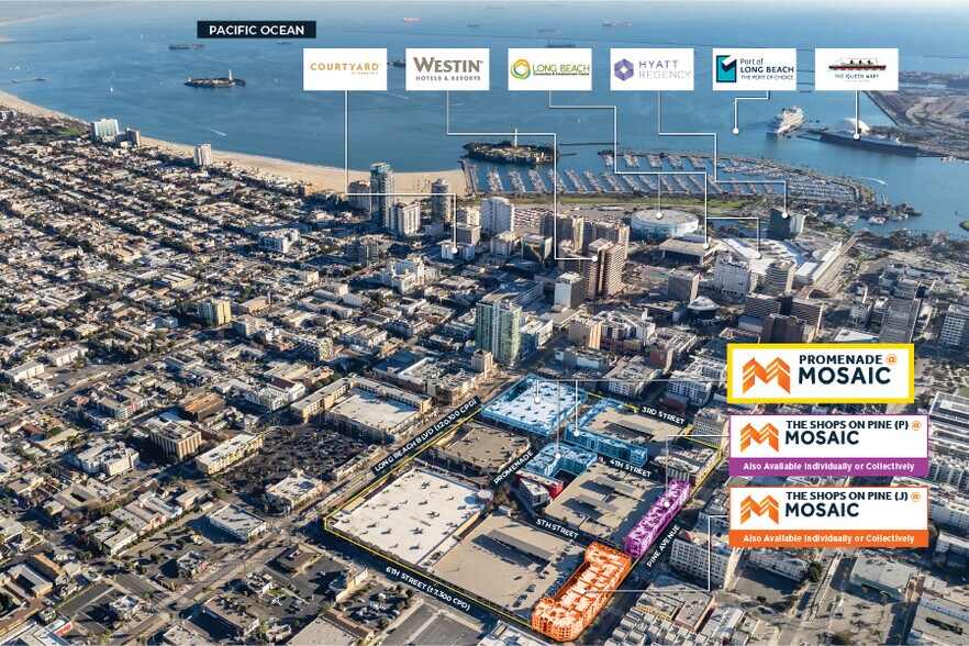 More Photos Of 300-325 The Promenade N, Long Beach General Retail For Sale