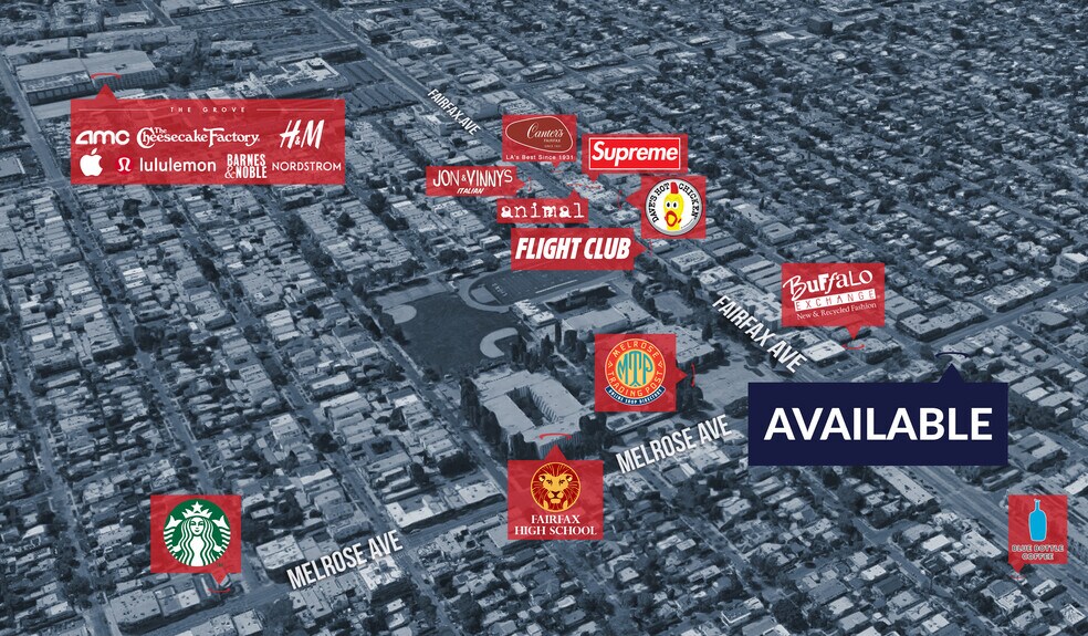 More Photos Of 7955-7959 Melrose Ave, Los Angeles Storefront For Lease