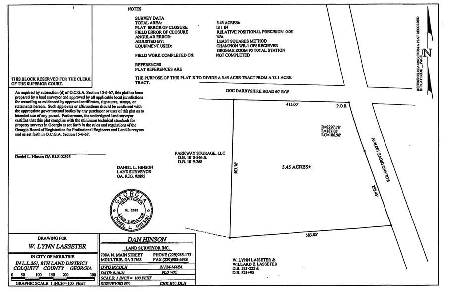 More Photos Of Doc Darbyshire Road at Rowland Drive, Moultrie Land For Sale