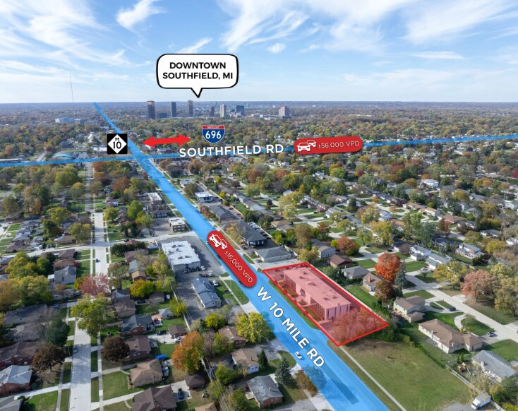 More Photos Of 17000 W Ten Mile Rd, Southfield Office For Sale