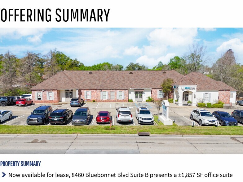 More Photos Of 8460 Bluebonnet Blvd, Baton Rouge Office For Lease