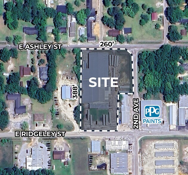 More Photos Of 315 E Ridgely St, Atmore Warehouse For Sale