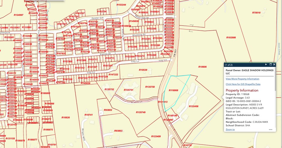 More Photos Of Ranch to Market Road 967, Buda Land For Sale