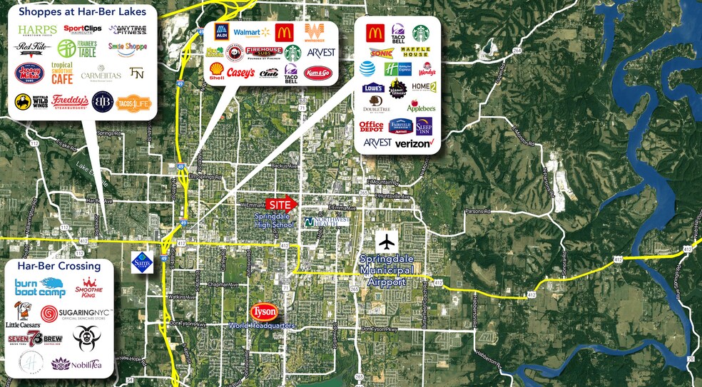 More Photos Of 100 N Thompson St, Springdale Freestanding For Sale
