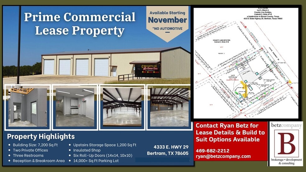 Primary Photo Of 4333 TX-29 Hwy, Bertram Warehouse For Lease