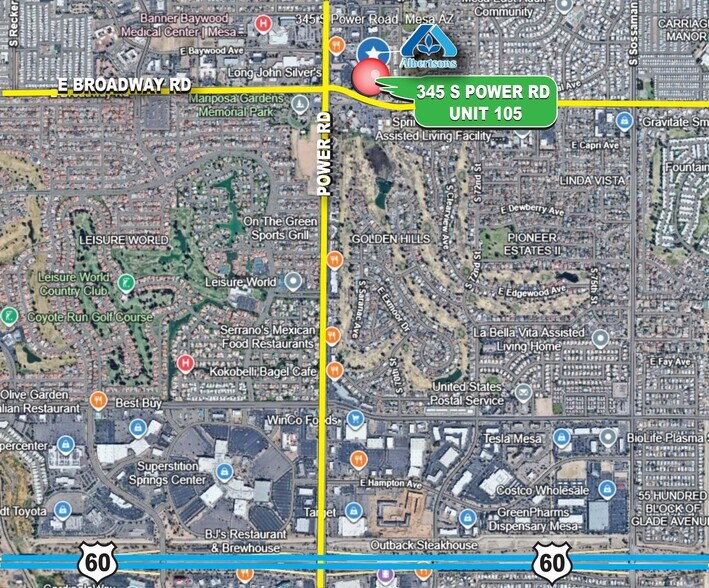 More Photos Of 345 S Power Rd, Mesa Freestanding For Lease