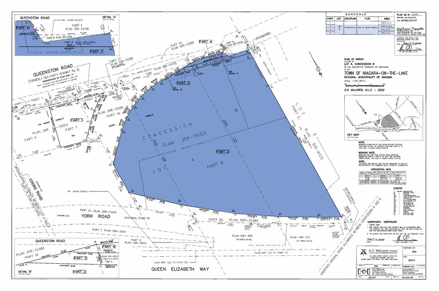 More Photos Of 141 Queenston Rd, Niagara On The Lake Land For Sale
