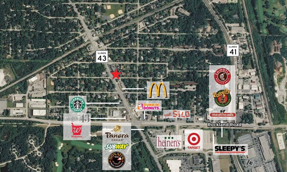 More Photos Of 115-119 N Waukegan Rd, Lake Bluff Land For Sale