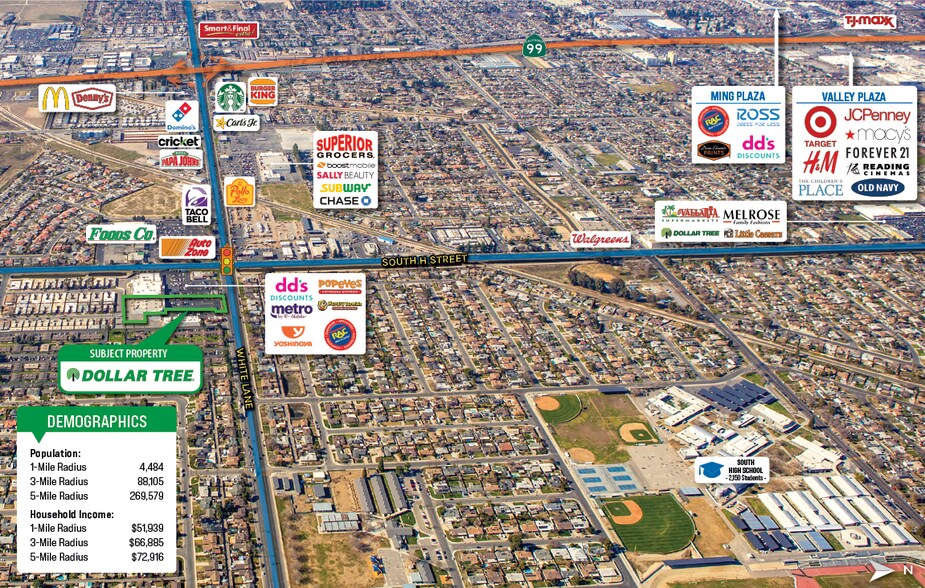 More Photos Of 1501 White Ln, Bakersfield Freestanding For Sale