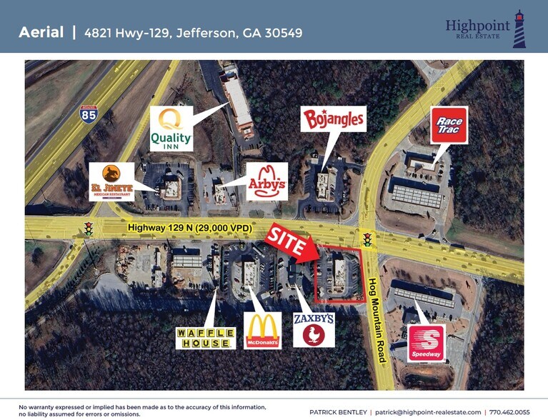 More Photos Of 4821 Us-129 Hwy, Jefferson Fast Food For Sale